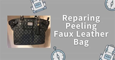 how to repair fake leather bag|how to refurbish leather bag.